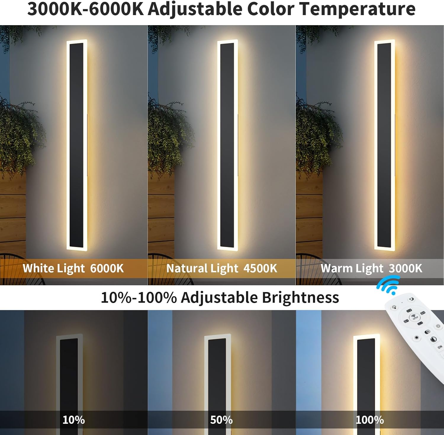 Applique da Esterno Moderne Dimmabili 80CM - immagine 3