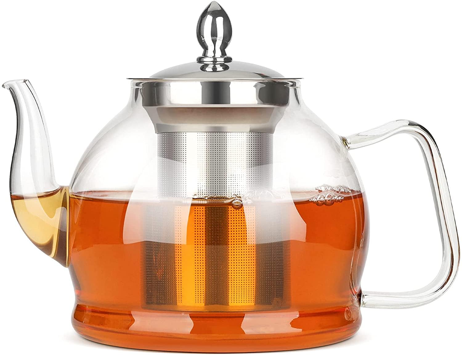 Teiera di Vetro Borosilicato 1200ML con Infusore