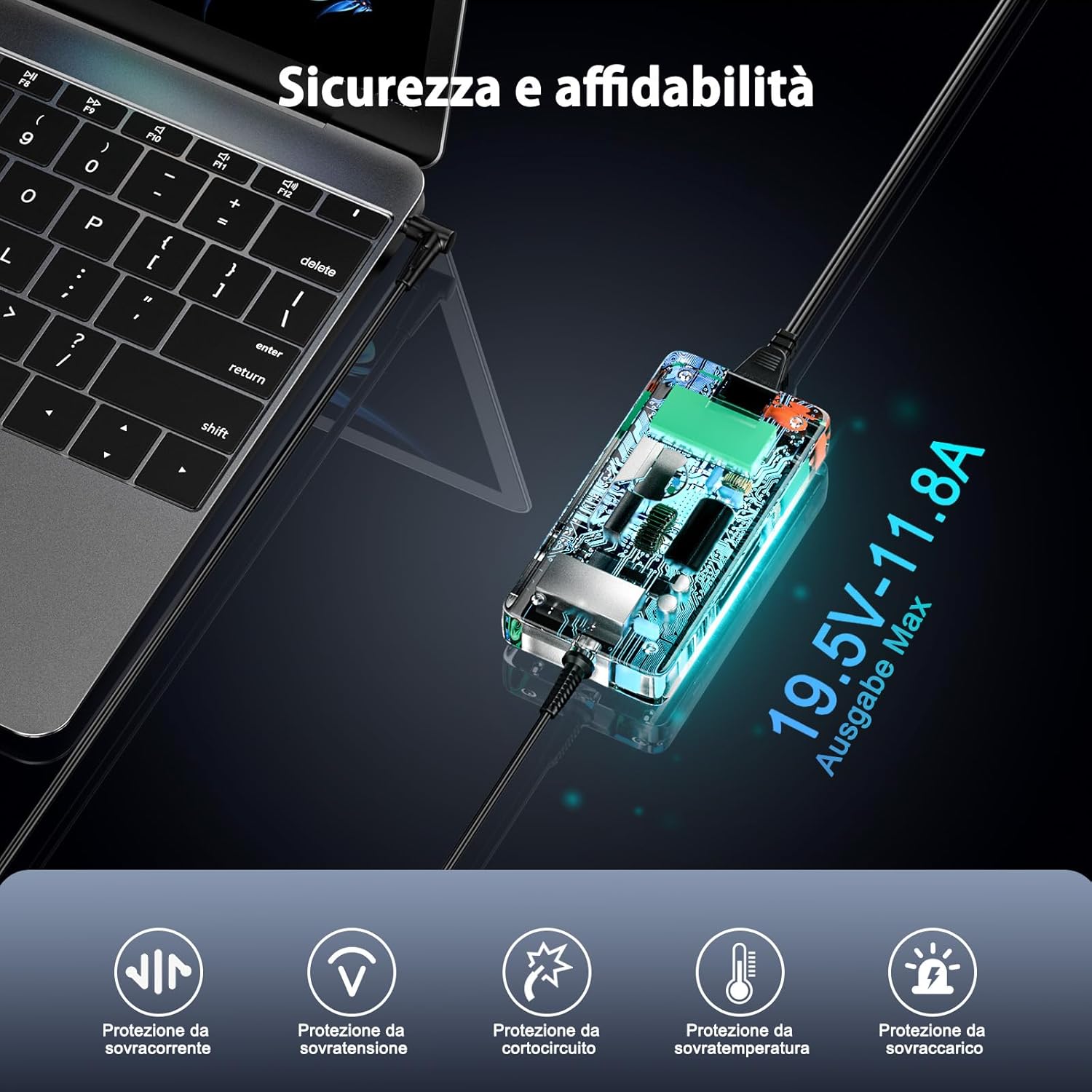 Caricatore Alimentatore 230W per ASUS ROG Zephyrus - immagine 5