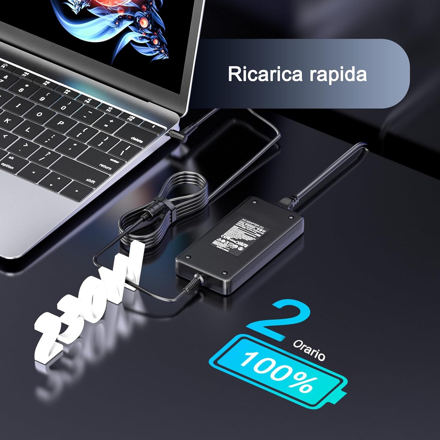 Caricatore Alimentatore 230W per ASUS ROG Zephyrus - immagine 6