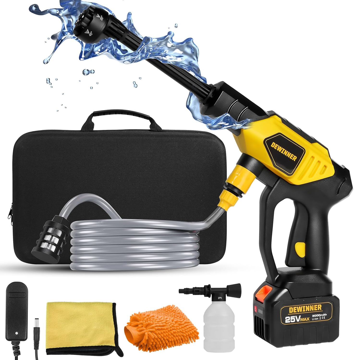 Dewinner Idropulitrice a Batteria Portatile 650PSI - immagine 1