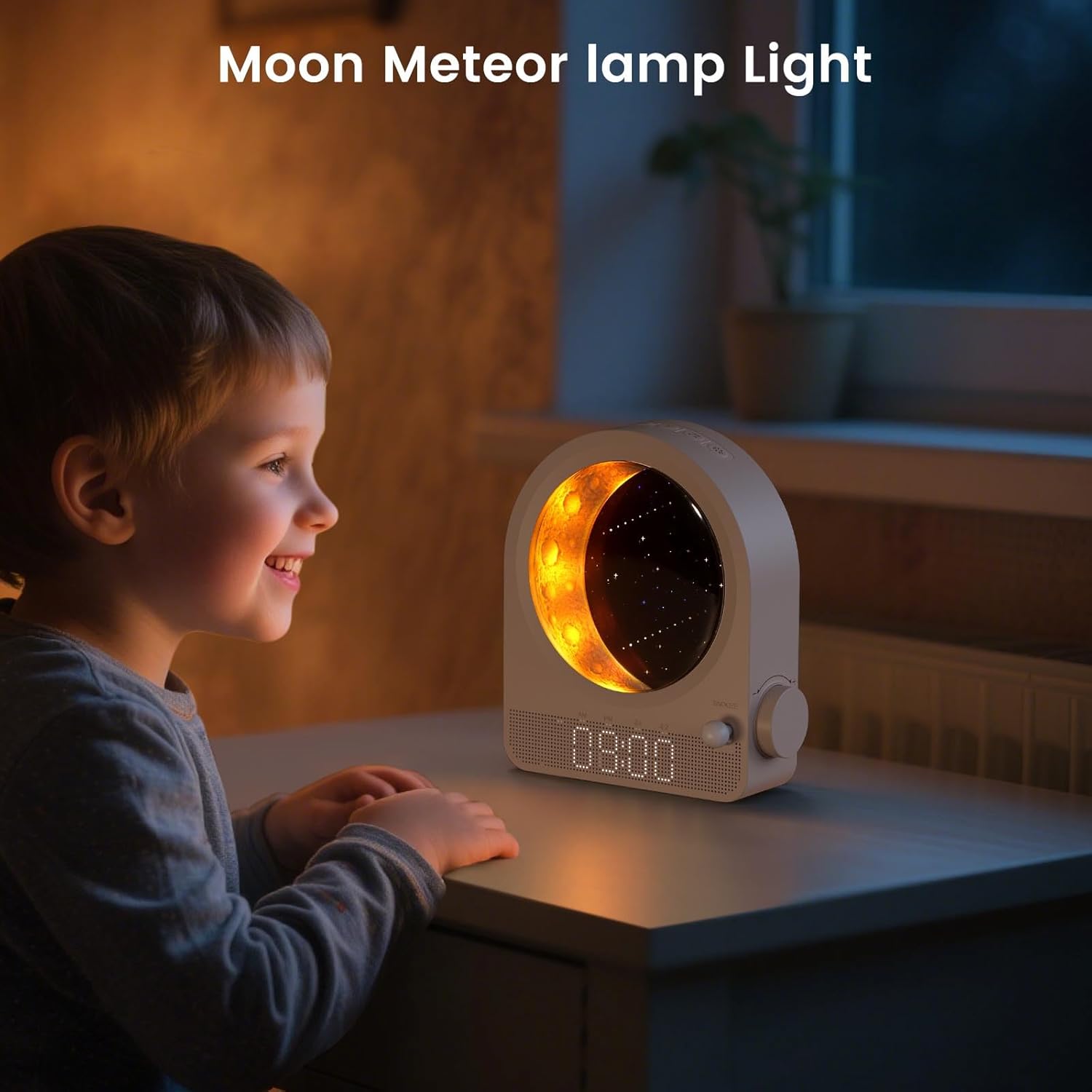 Sveglia Sunrise Light - 10 Suoni Bianchi, Bianca - immagine 5