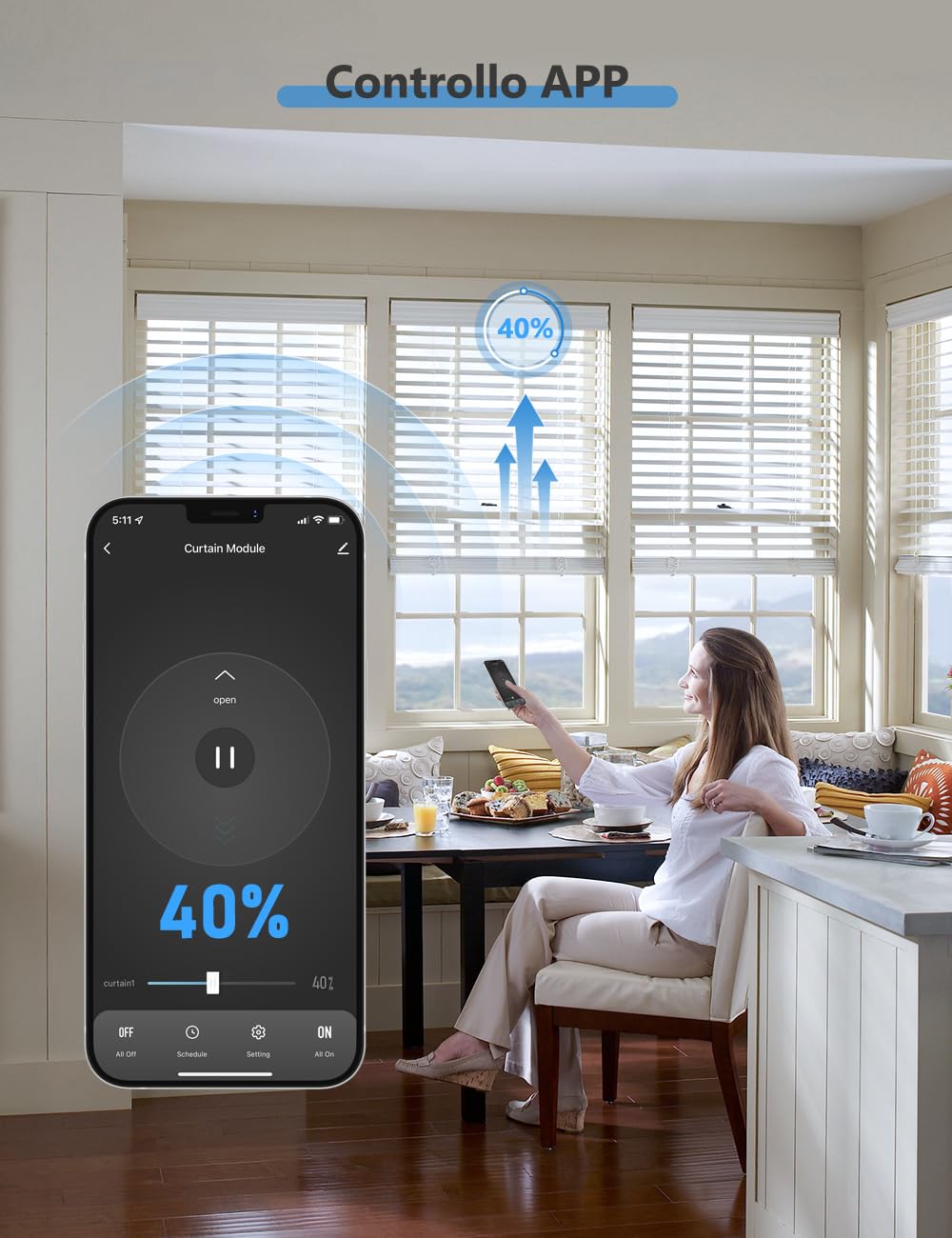 Etersky Smart Interruttore Tapparelle WiFi - immagine 4