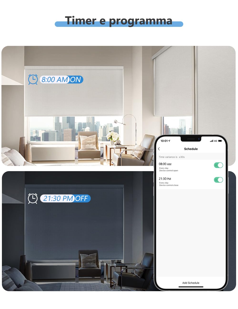 Etersky Smart Interruttore Tapparelle WiFi - immagine 5