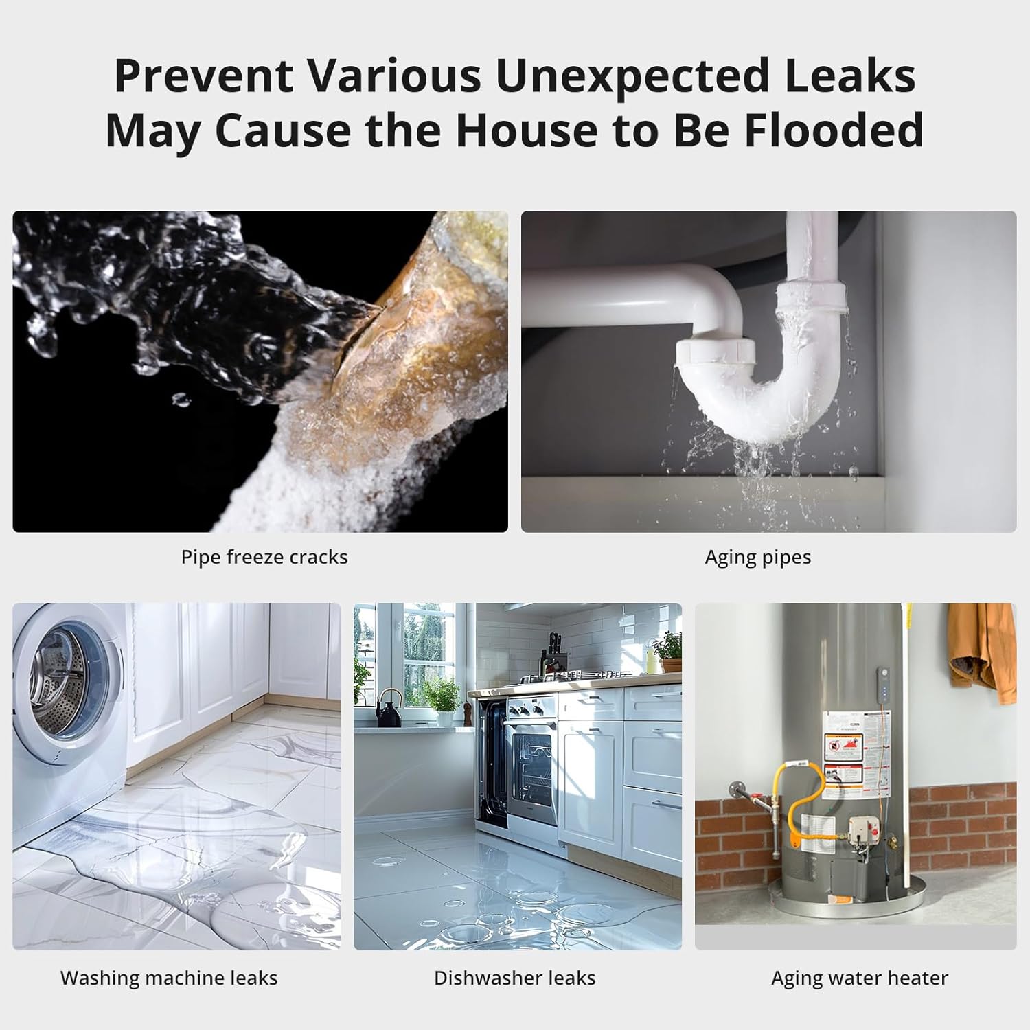 Sonoff SNZB-05P Zigbee Rilevatore Acqua + Cavo WLDC200 - immagine 5