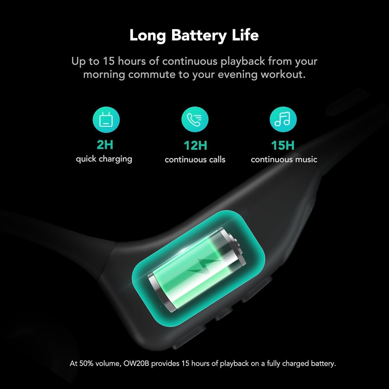 Nuroum OpenEar Pro - Cuffie Bluetooth Orecchio Aperto - immagine 8