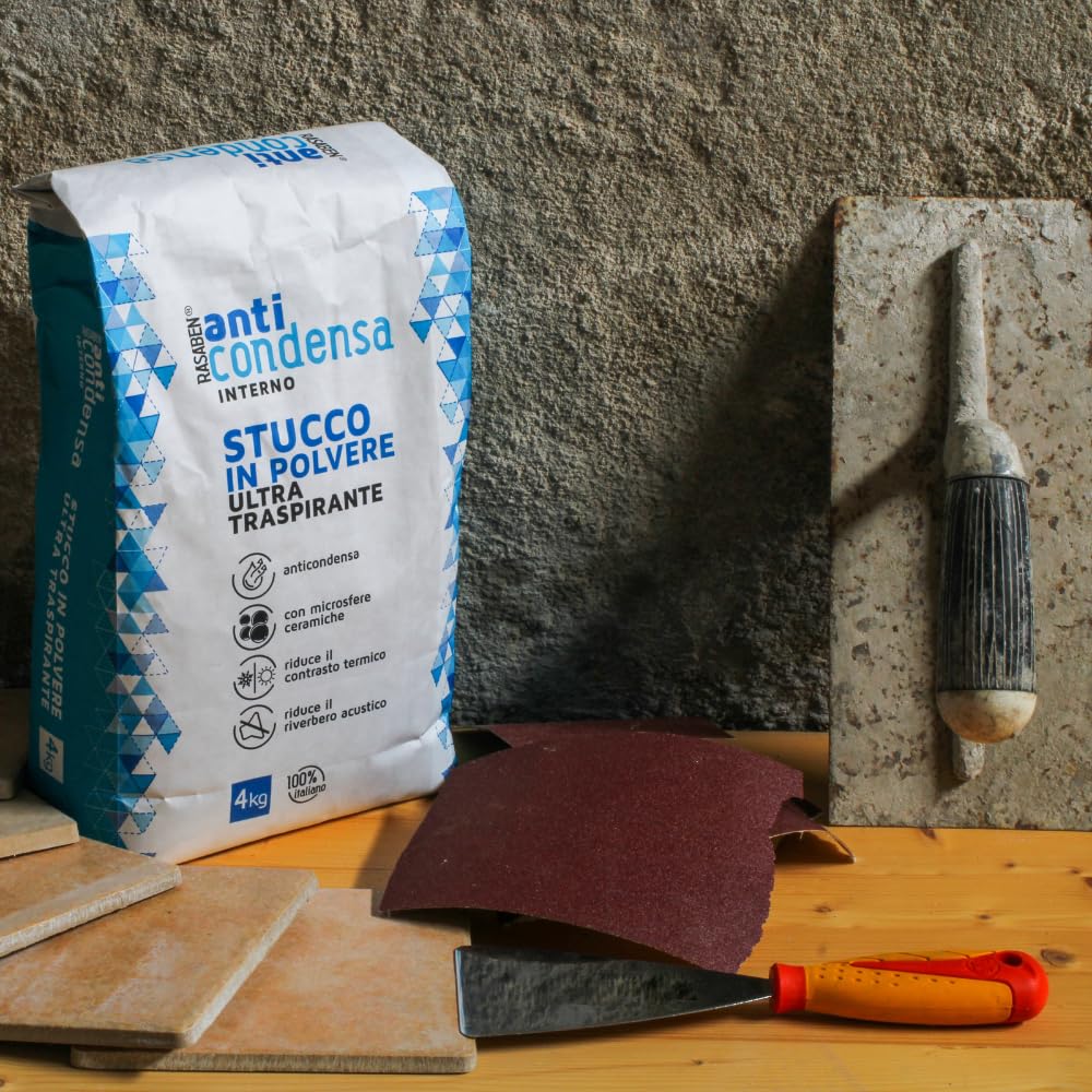Rasaben - Stucco Anticondensa con Microsfere Ceramiche 10kg - immagine 4