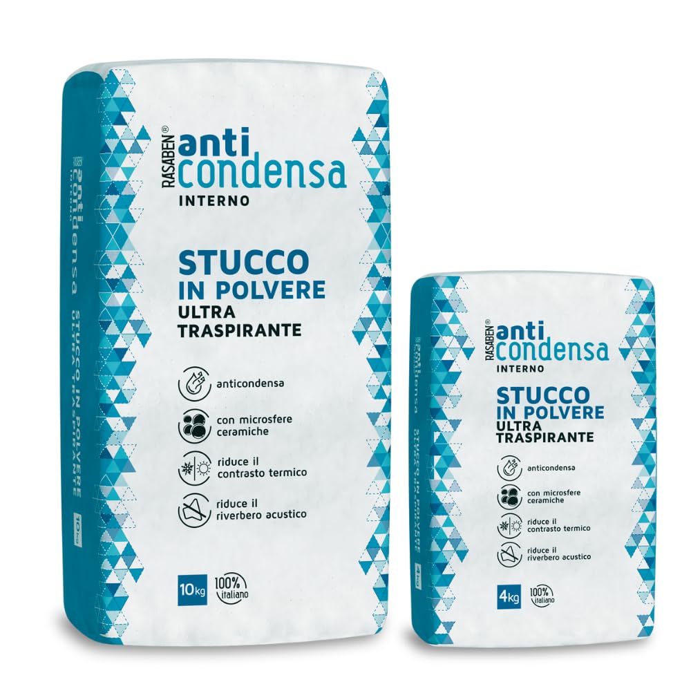 Rasaben - Stucco Anticondensa con Microsfere Ceramiche 10kg - immagine 6