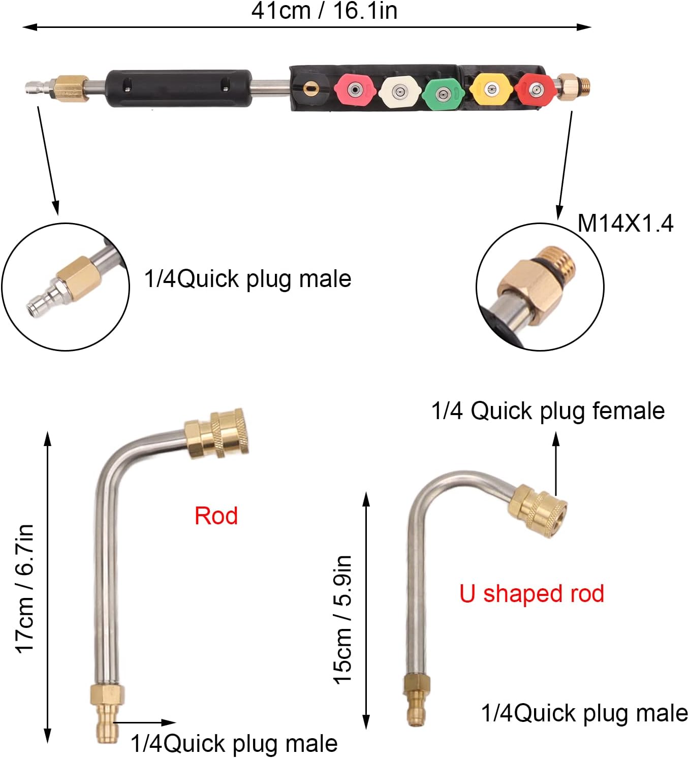 Zerodis Bacchetta di Prolunga per Idropulitrice - immagine 2