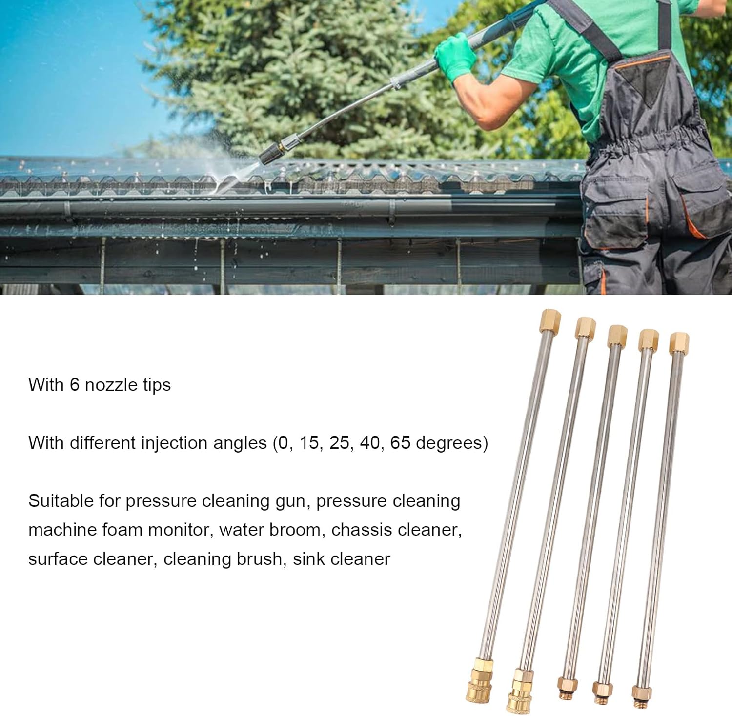 Zerodis Bacchetta di Prolunga per Idropulitrice - immagine 6