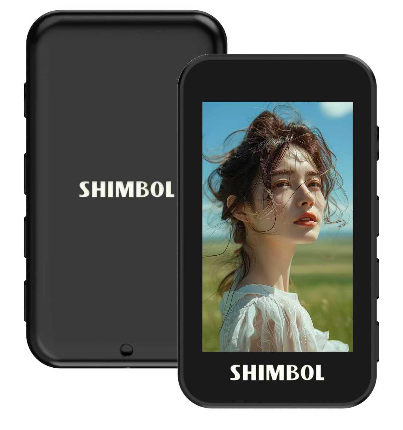 Shimbol CP5 - Mini Monitor Selfie Wireless 2.2", Nero