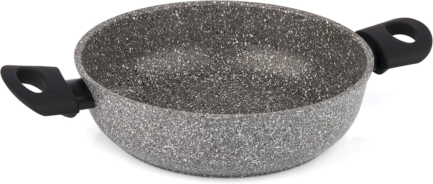 Barazzoni Induction Facile Plus Tegame 2 Manici, Alluminio