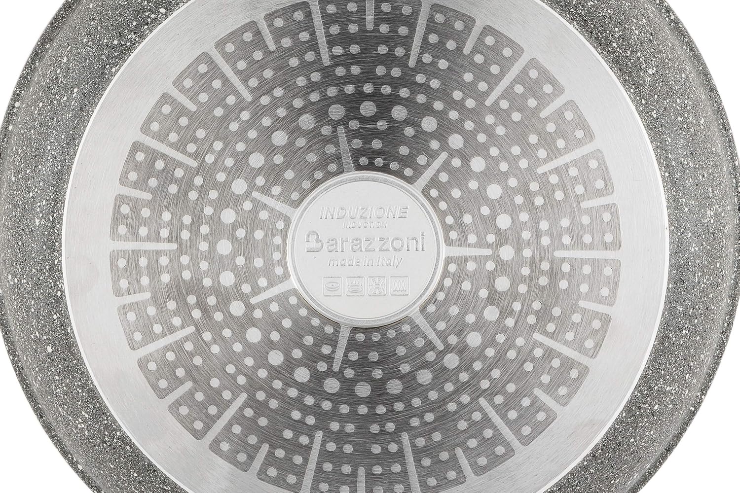 Barazzoni Induction Facile Plus Tegame 2 Manici, Alluminio - immagine 4