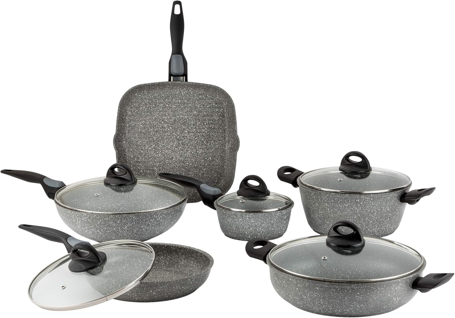 Barazzoni Induction Facile Plus Tegame 2 Manici, Alluminio - immagine 7