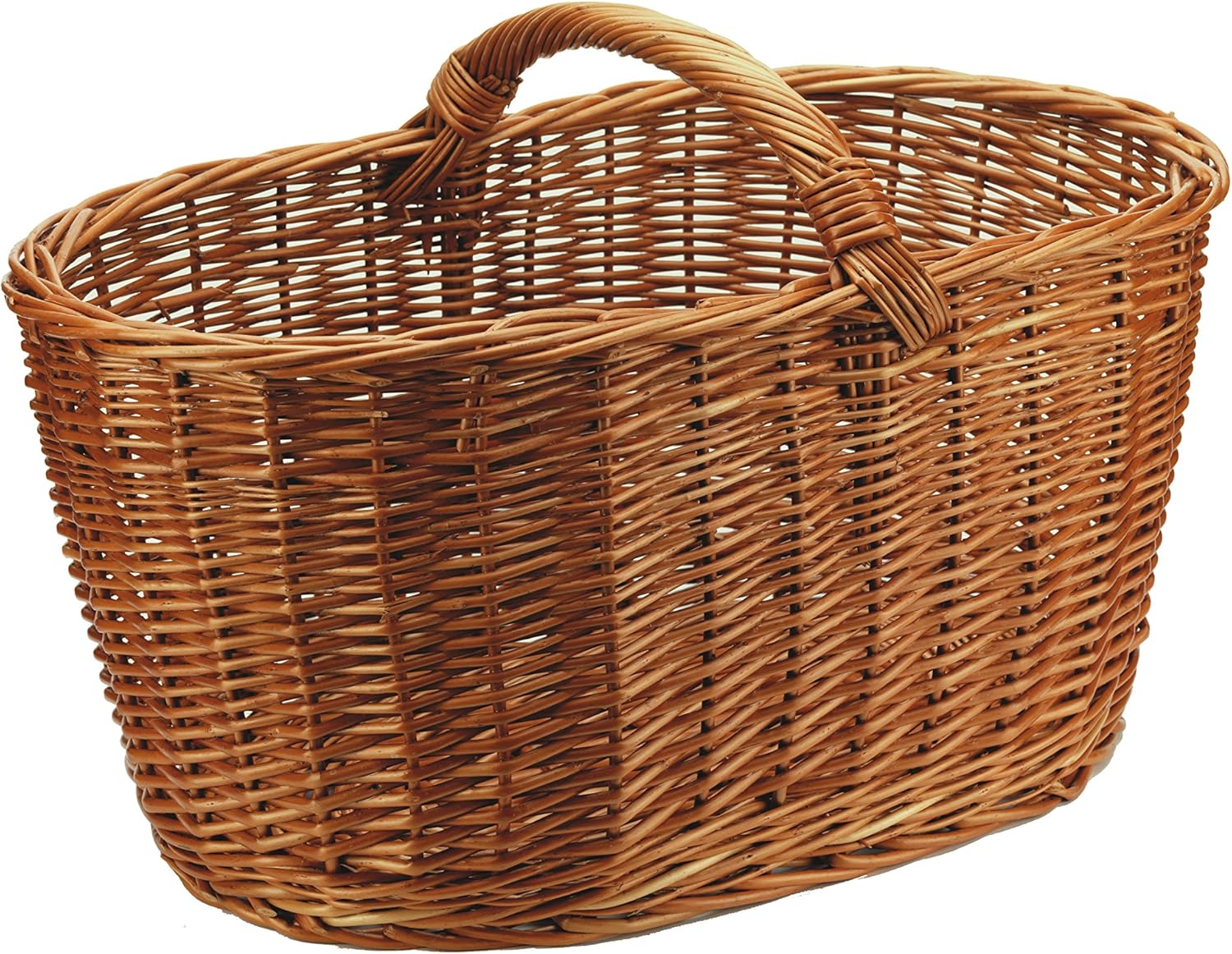 Linea Garden Friend Cesto di Vimini Portalegna, Marrone, 65 x 42 x 43 cm; 2 kg - immagine 1