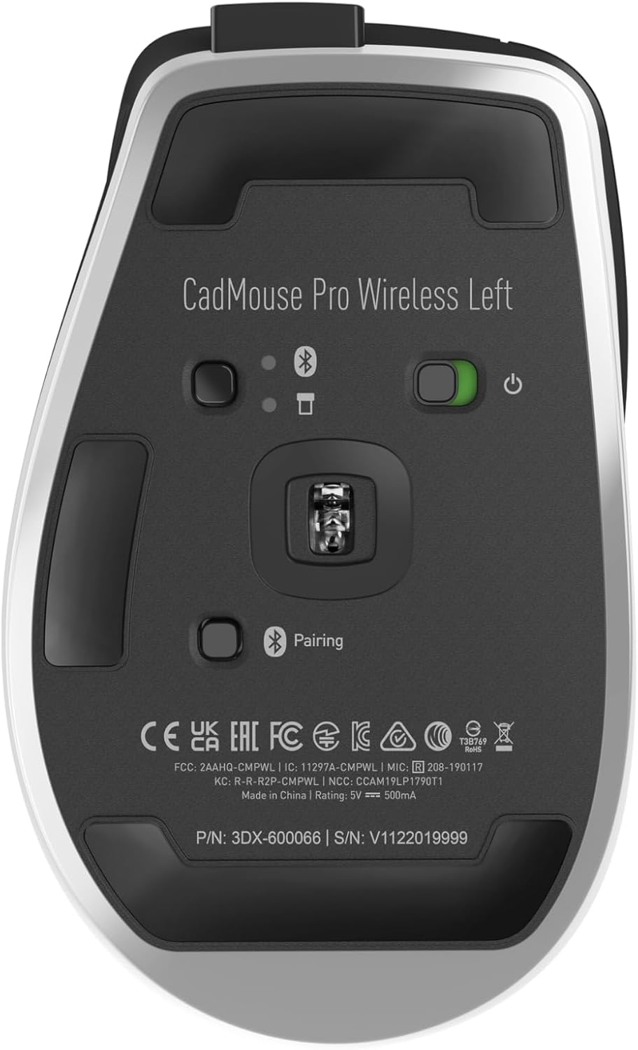 3dconnexion CadMouse Pro Wireless Left - Mouse Ergonomico - immagine 3