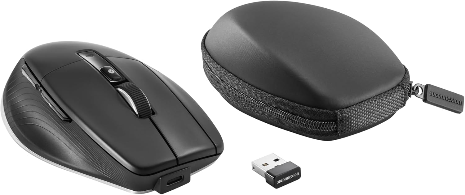 3dconnexion CadMouse Pro Wireless Left - Mouse Ergonomico - immagine 7