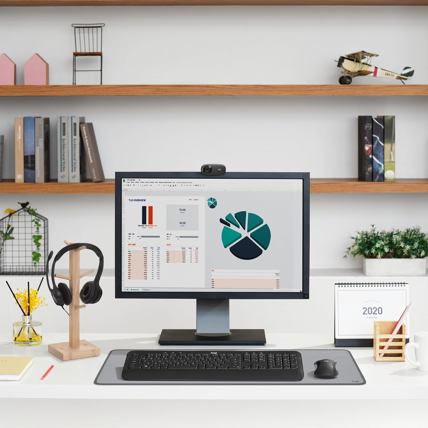 Logitech MK540 Advanced Combo Tastiera e Mouse Wireless, Nero - immagine 5