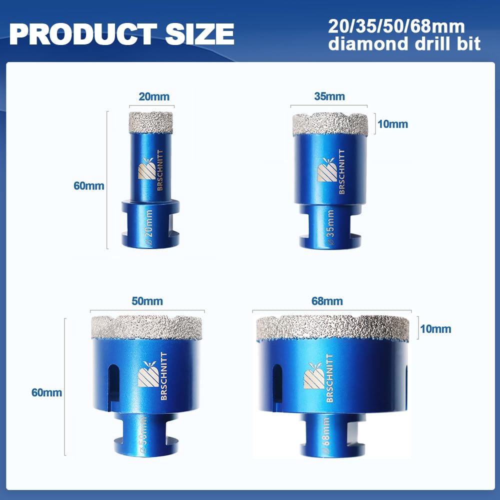 Brschnitt Set Punte per Trapano Diamantate - immagine 2