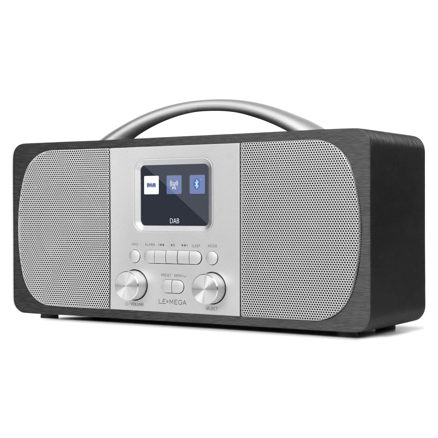 Lemega Radio DAB+ e FM Bluetooth con Doppio Allarme