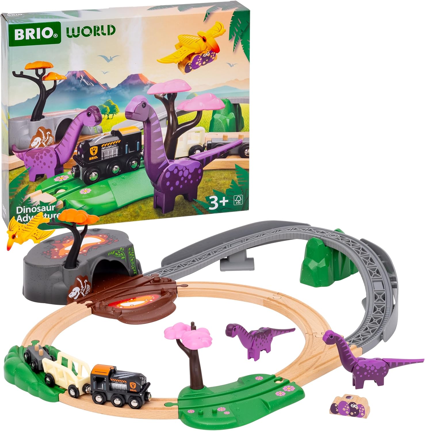 BRIO Dinosaur Adventure Set - immagine 1