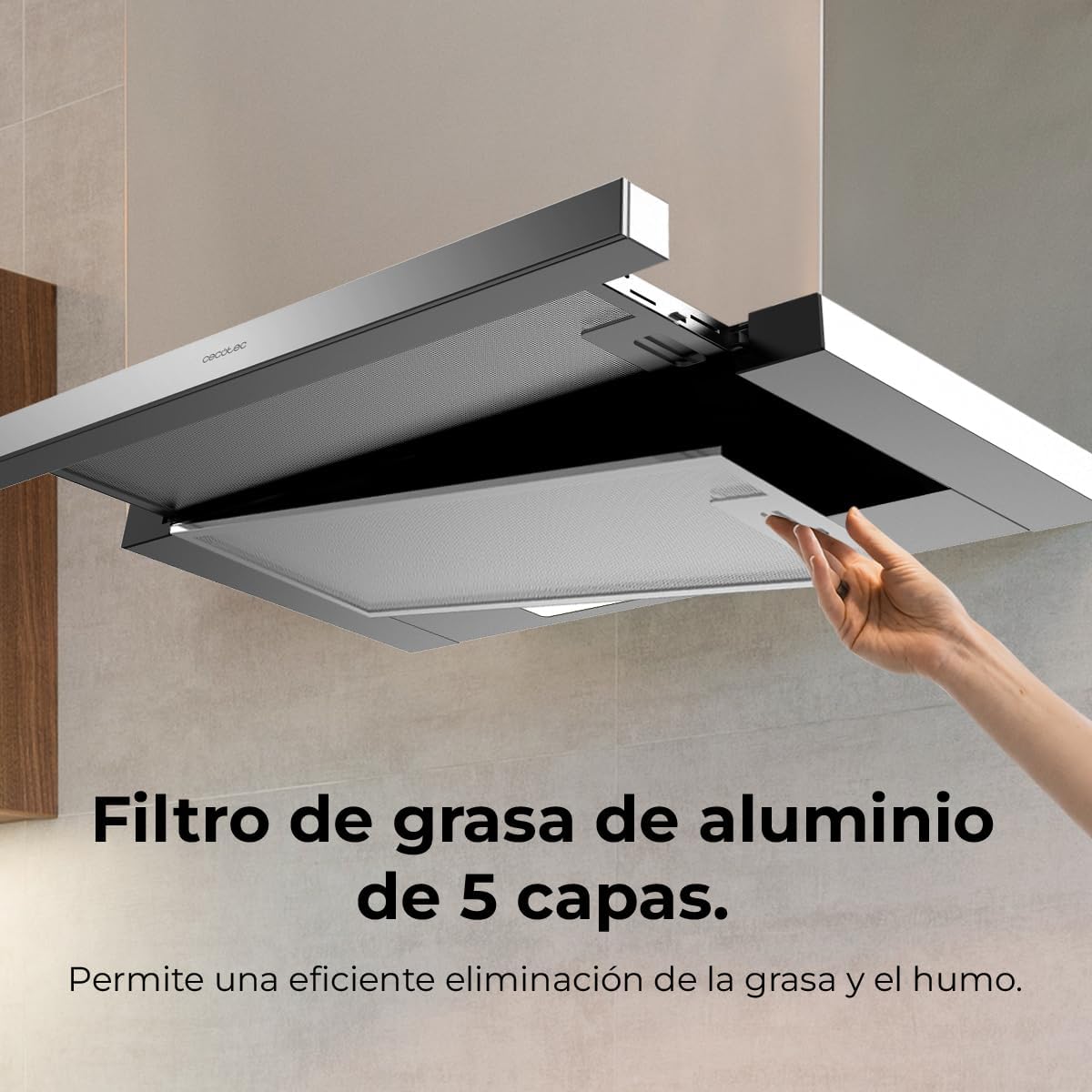 Cecotec Cappa Aspirante Telescopica 60 cm Inox A - immagine 13