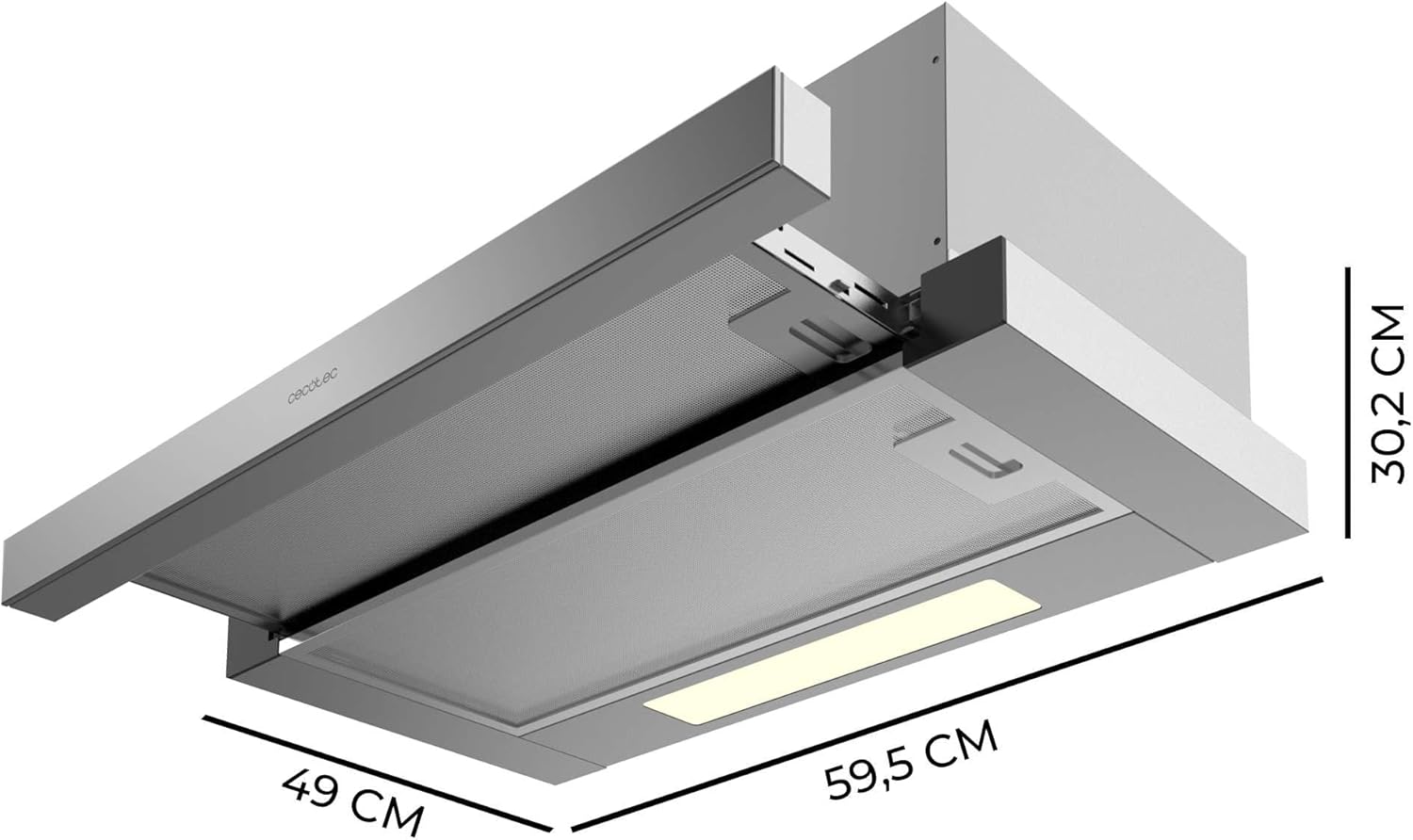 Cecotec Cappa Aspirante Telescopica 60 cm Inox A - immagine 2