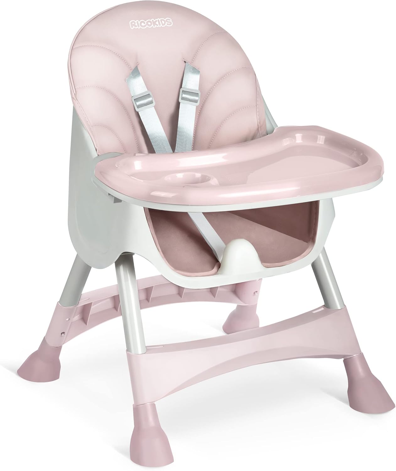 Seggiolone Milo con tavolo (rosa) - immagine 3