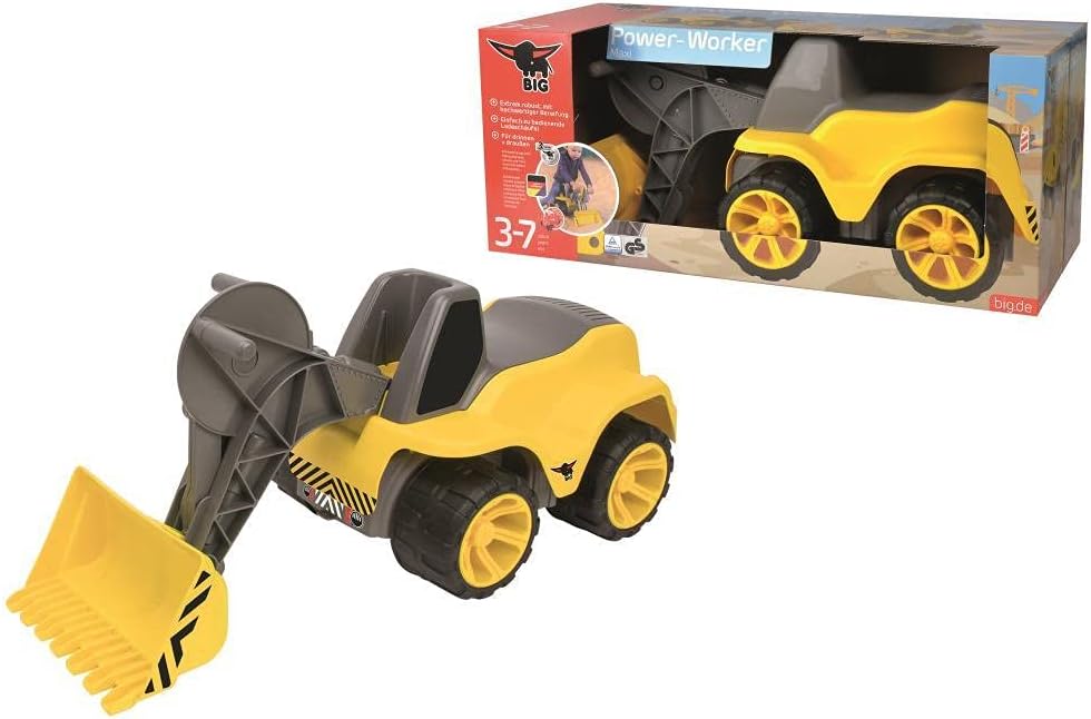 Big Power Worker - Veicolo per bambini, colore: giallo - immagine 2