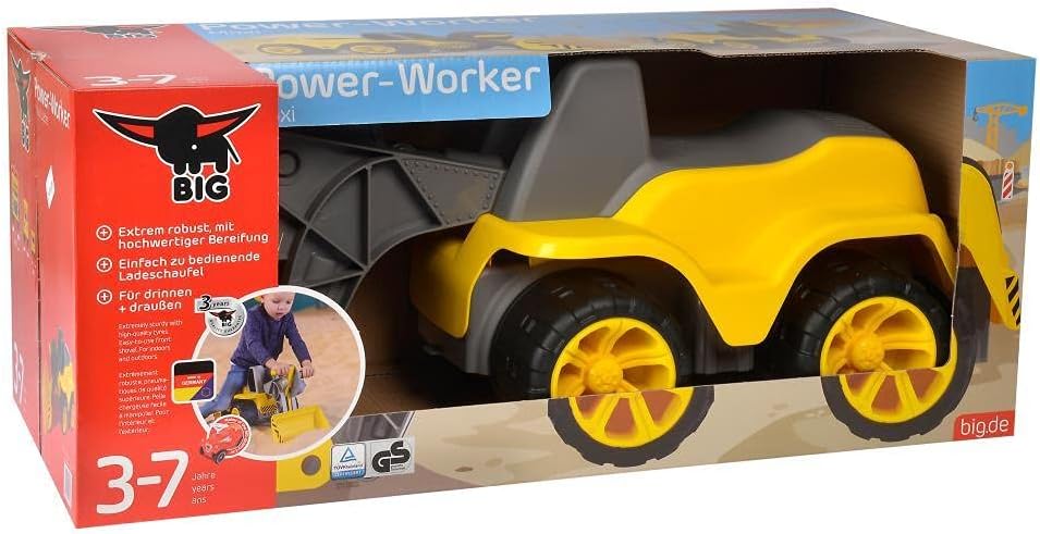 Big Power Worker - Veicolo per bambini, colore: giallo - immagine 7