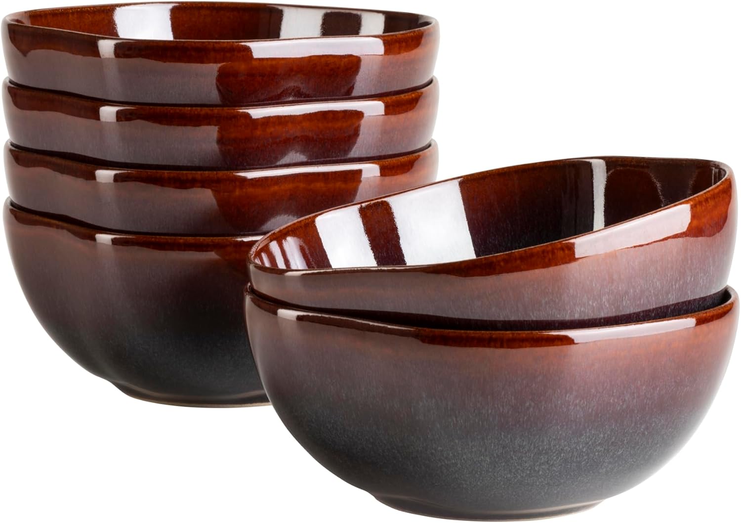 Mäser Serie Cordelia - Set 6 Ciotole in Gres, Tropicale