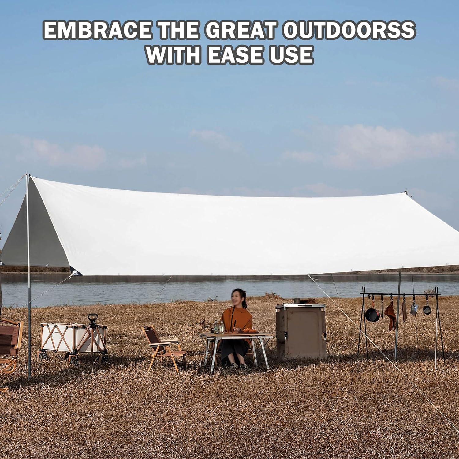 Telo Impermeabile Esterno 3x5m 440 g/m² PVC Rinforzato - immagine 2