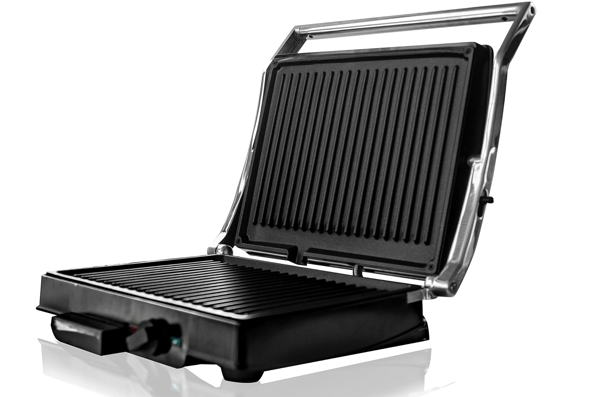 Behome Bistecchiera Elettrica 1800W con Doppia Piastra