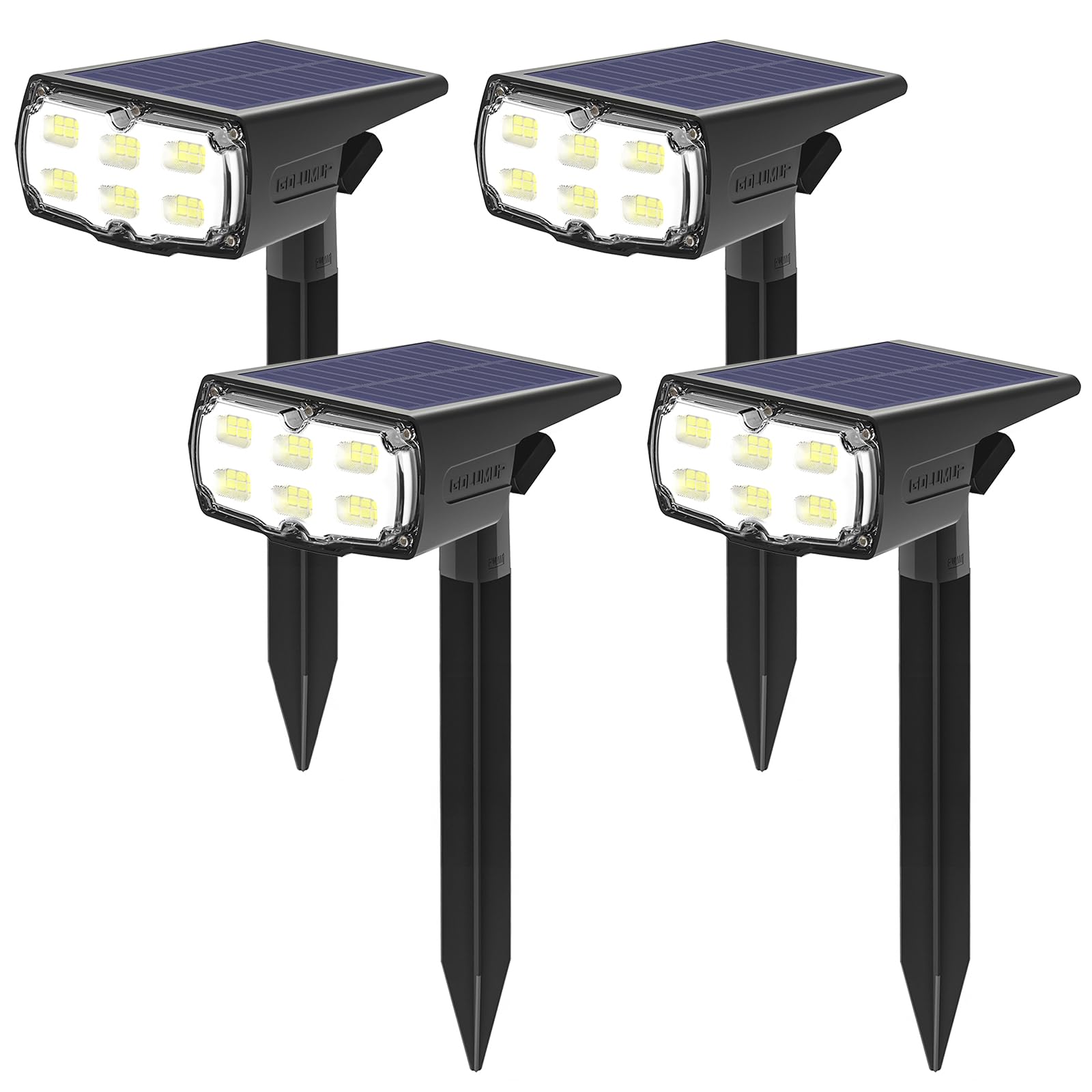 GOLUMUP Luci Solari da Esterno 36 LED (4 pezzi)