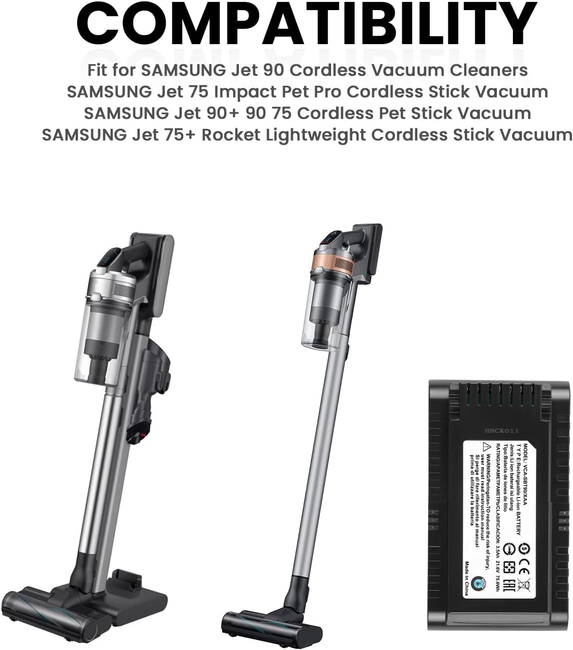 Antiee VCA-SBT90/XAA Batteria 3500mAh - immagine 3