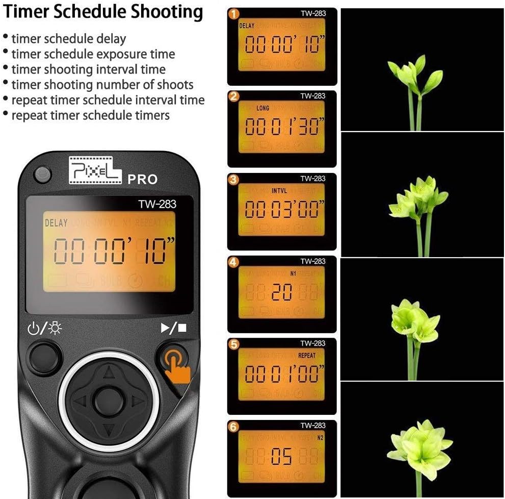 Pixel Timer Fotocamera Telecomando Wireless TW-283 N3 - immagine 2