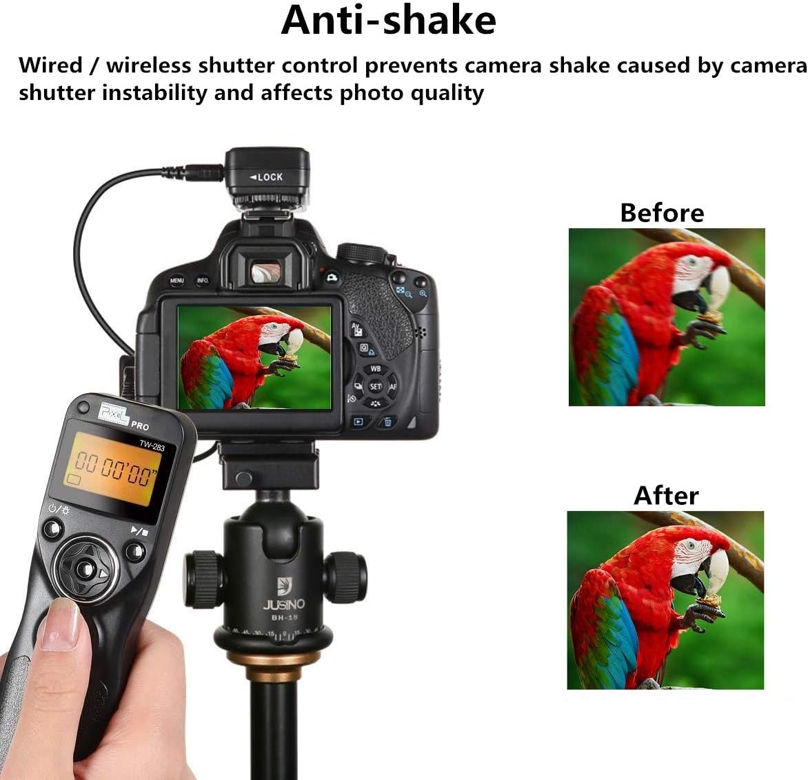 Pixel Timer Fotocamera Telecomando Wireless TW-283 N3 - immagine 4