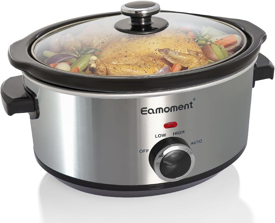 Slow Cooker 3,5L 200W, Argento - immagine 1
