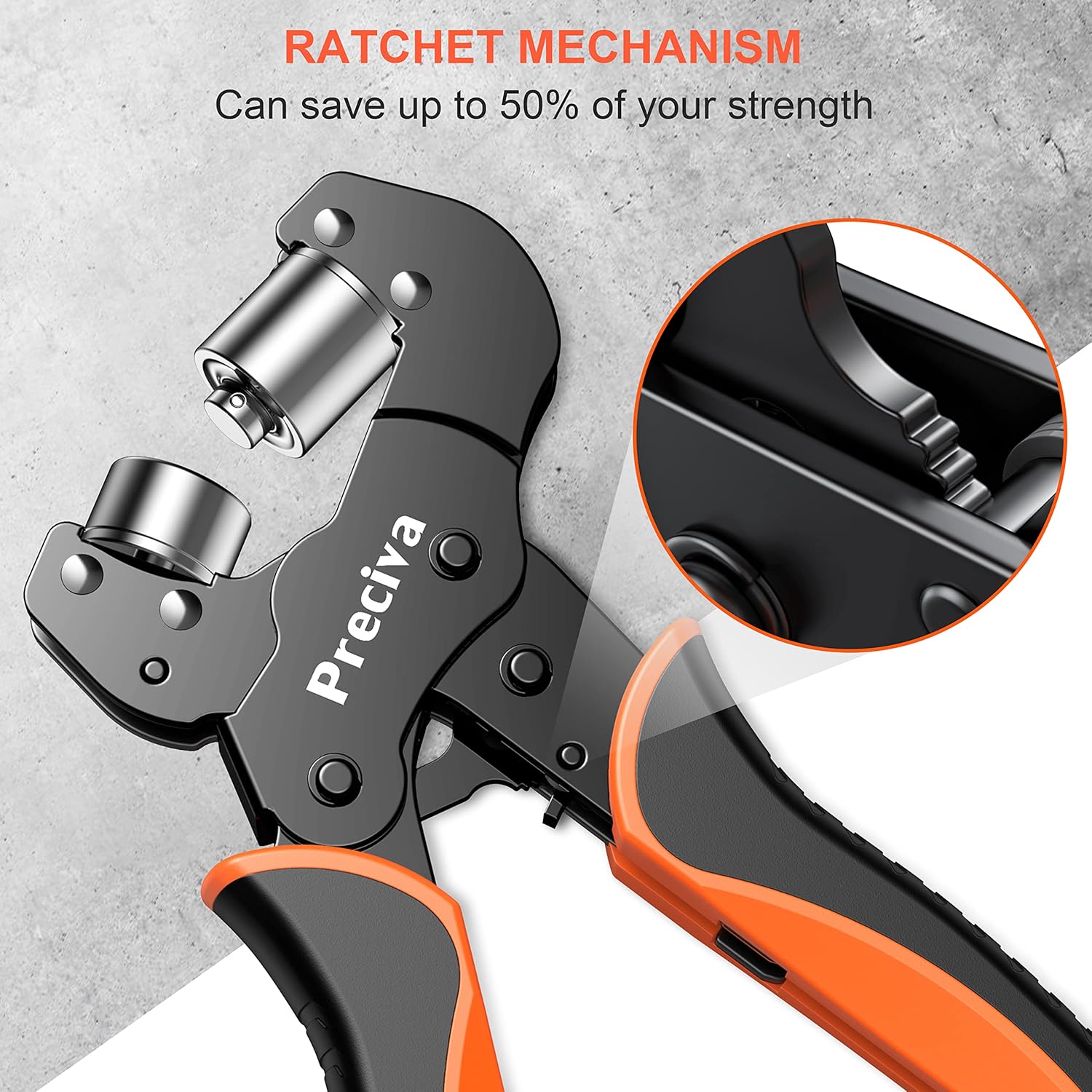 Preciva Occhiellatrice per Teloni con 500 Occhielli 10mm - immagine 3