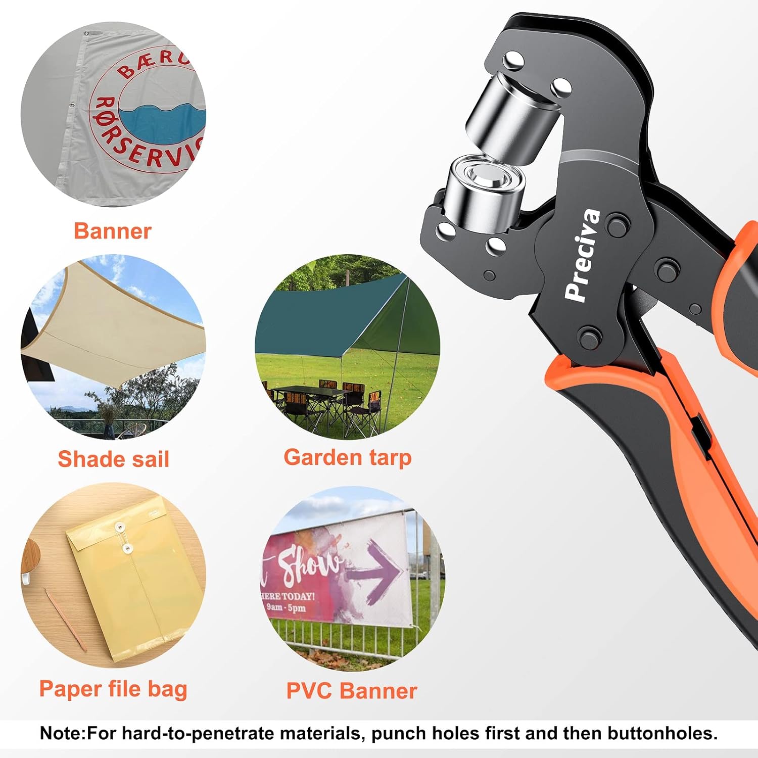 Preciva Occhiellatrice per Teloni con 500 Occhielli 10mm - immagine 5