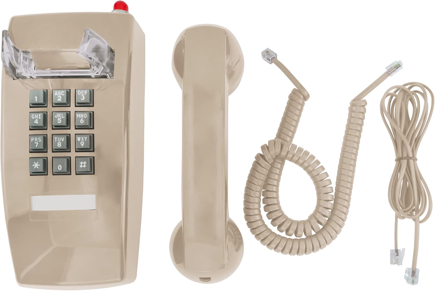 Opis Wallfon Cavo - Telefono da Parete Retrò Beige - immagine 2