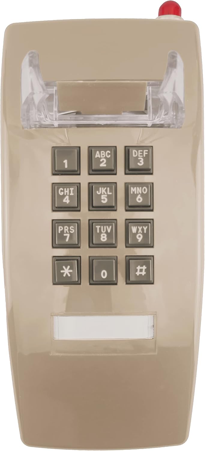 Opis Wallfon Cavo - Telefono da Parete Retrò Beige - immagine 4