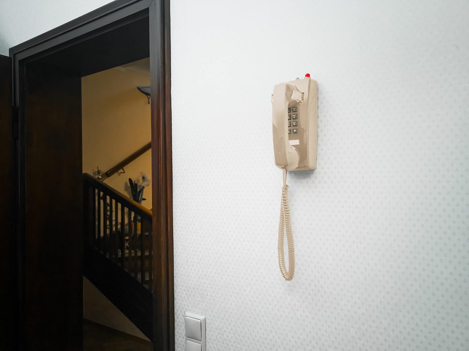 Opis Wallfon Cavo - Telefono da Parete Retrò Beige - immagine 7