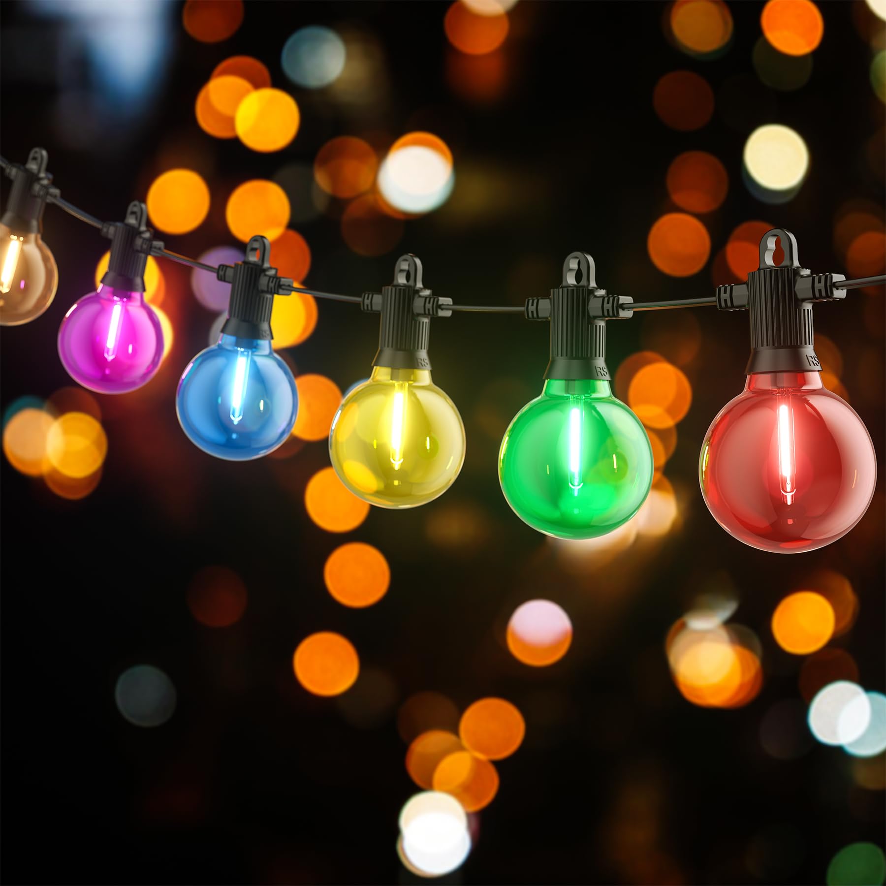 Zuske Luci Natale Esterno 15M con 25 G40 Multicolore