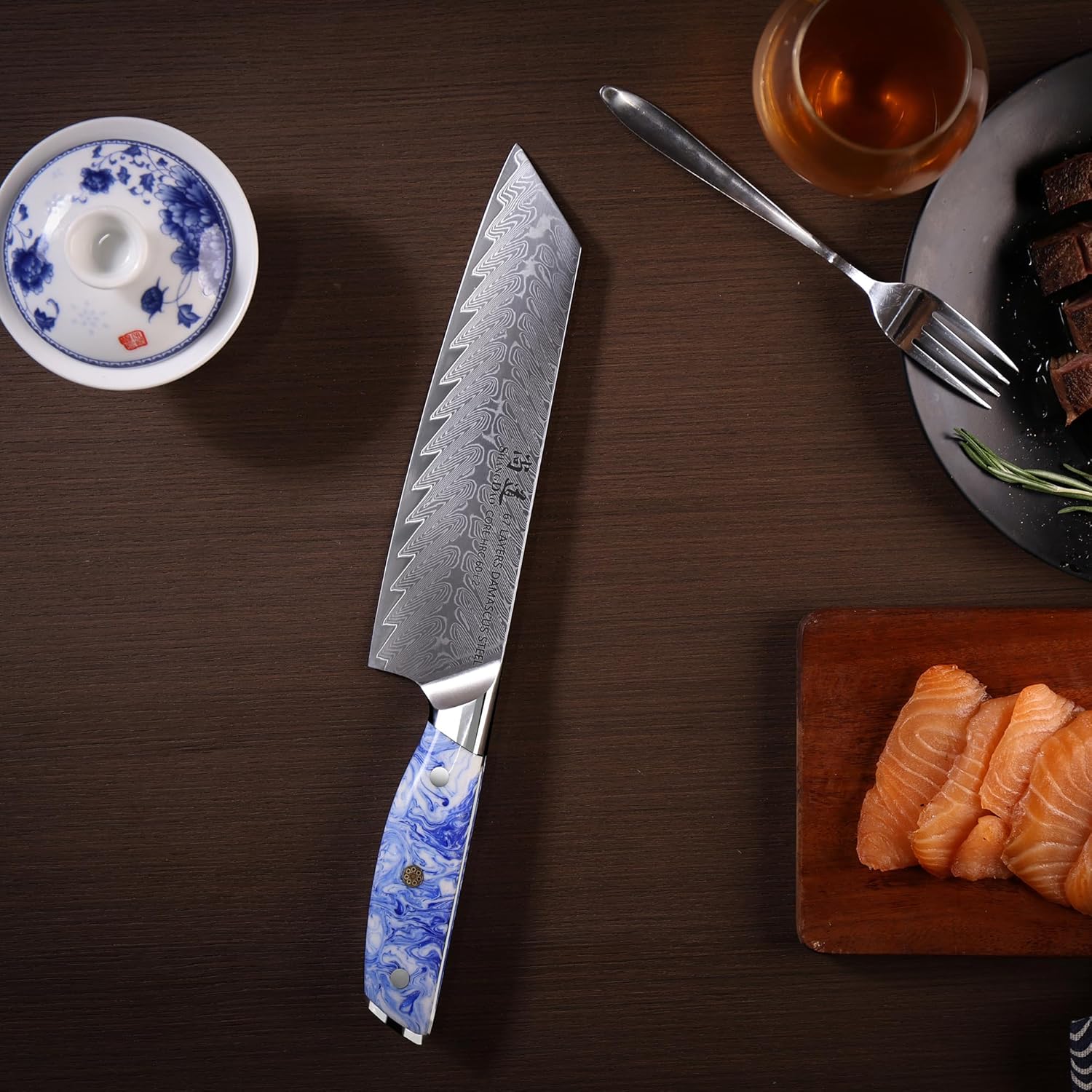 Shangdao Coltello da Chef Kiritsuke 8 Pollici - immagine 6