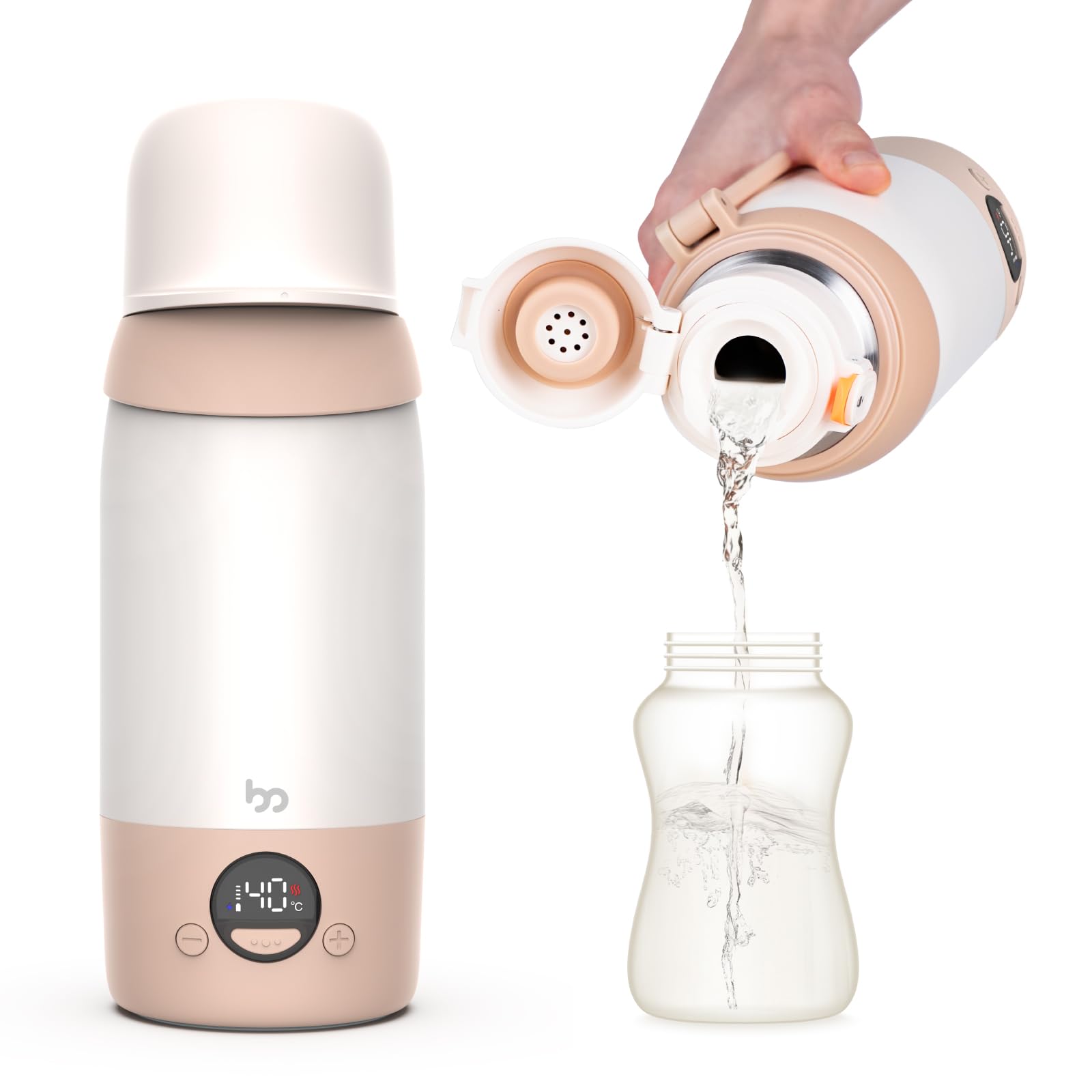 Scaldabiberon Portatile Ricaricabile USB 500ml