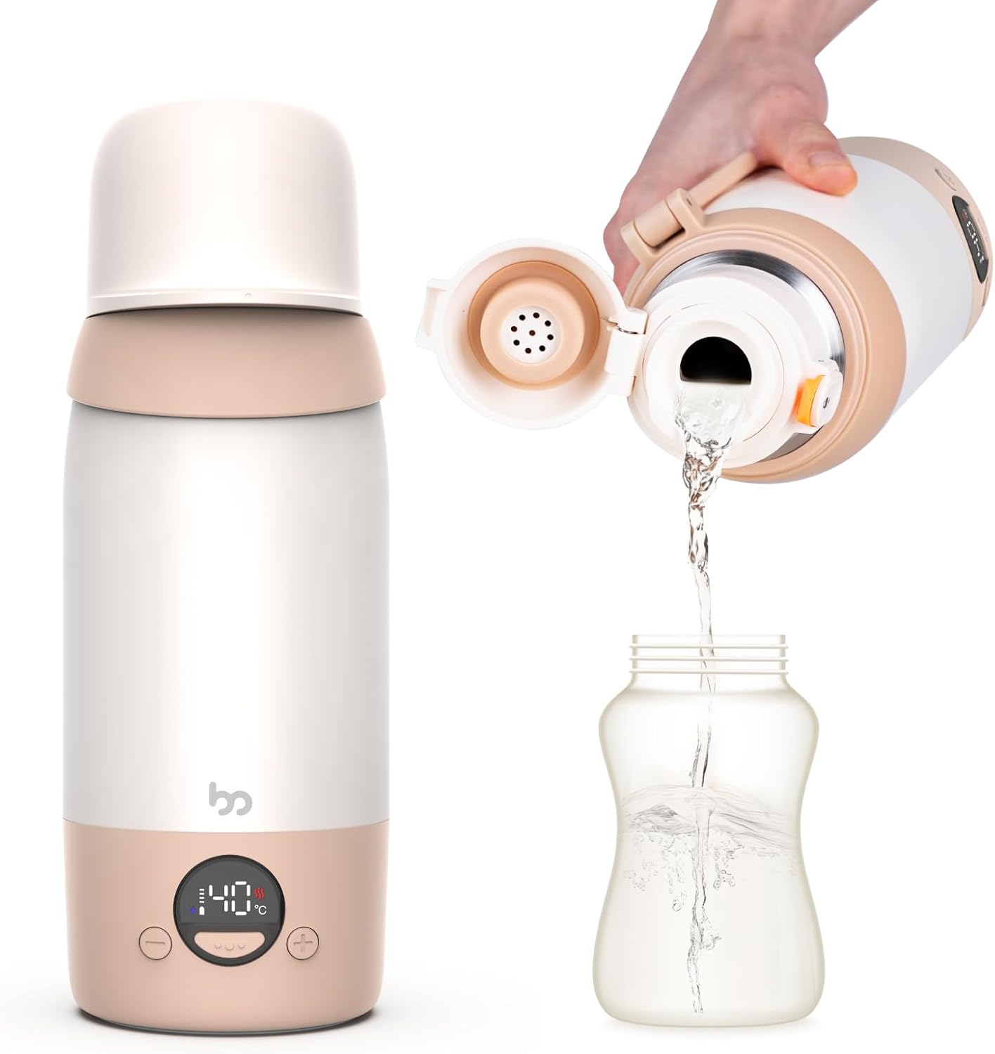 Scaldabiberon Portatile Ricaricabile USB 500ml - immagine 1