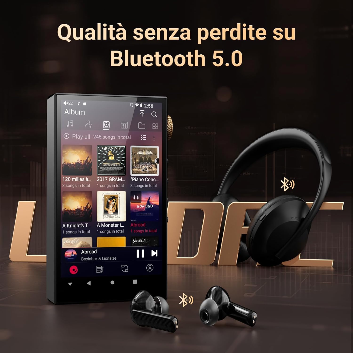 Oilsky Lettore Audio Hi-Res 160GB Bluetooth e WiFi - immagine 5