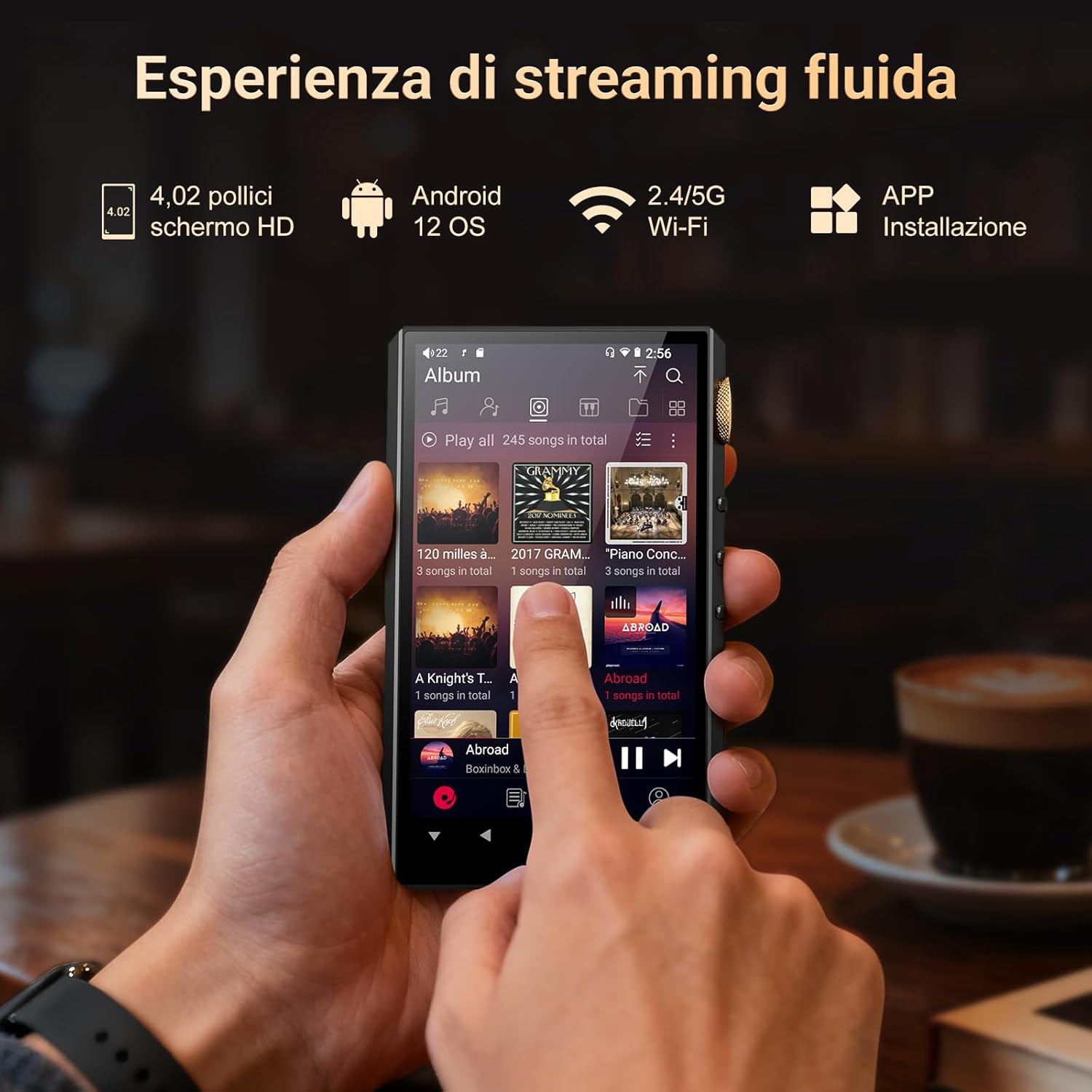 Oilsky Lettore Audio Hi-Res 160GB Bluetooth e WiFi - immagine 6