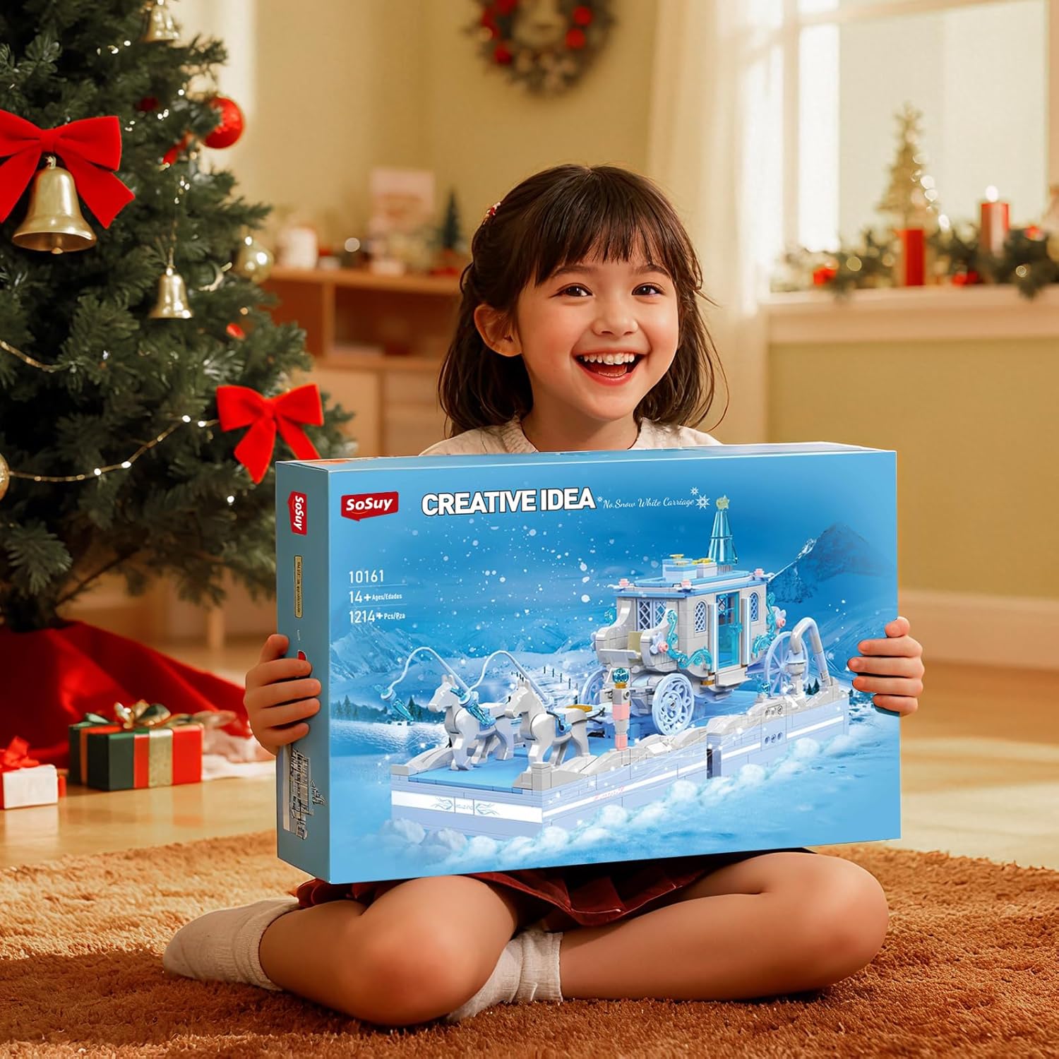 Sosuy Set Costruzione Biancaneve - Giocattolo STEM - immagine 5